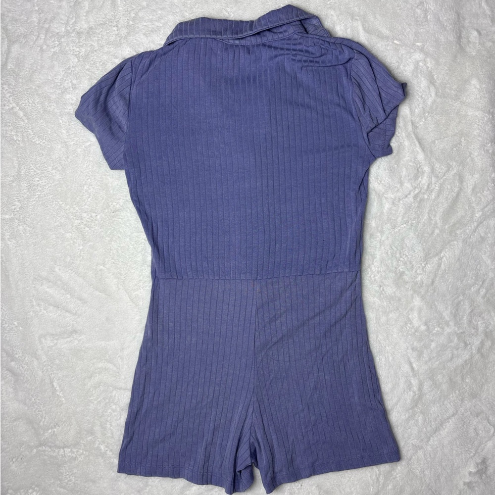 Wild Fable Lavender Ribbed Romper - Picture 4 of 4